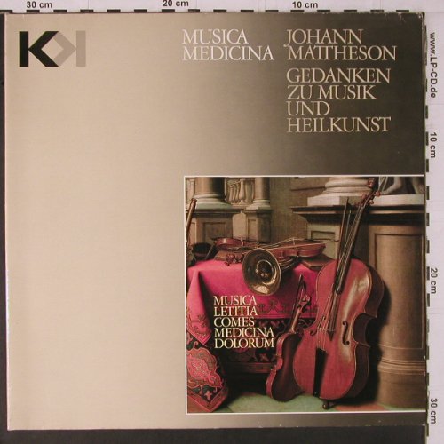Bach,Johann Sebastian / Rameau: Musica Medicina, Johann Mattheson, Harmonia Mundi,ICE-Pharm(HM 718), D, Foc, 1982 - LP - K790 - 6,00 Euro
