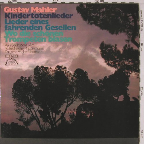 Mahler,Gustav: Kindertotenlieder,Lieder e.f.Gesell, Supraphon(80 731 KK (PK)), D,  - LP - K797 - 7,50 Euro