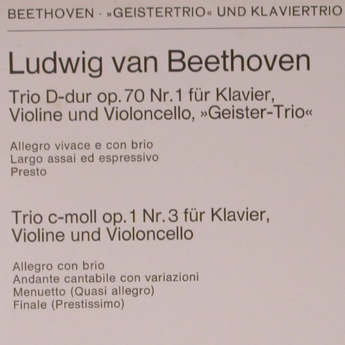 Beethoven,Ludwig van: Klavier Trios d-dur op.70 Nr.1, Supraphon(80 234 KK), D,  - LP - K798 - 7,50 Euro