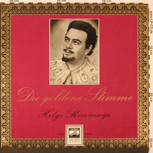 Roswaenge,Helge: Die Goldene Stimme (erzählt), Electola (83 382), D Typ: LP Best.-Nr.: K7 Preis: 7,50 Euro