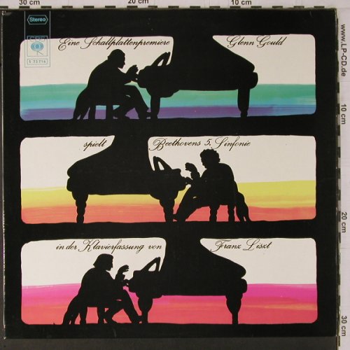 Beethoven,Ludwig van: Sinfonie Nr.5, Klavierfassung Liszt, CBS(S 72 714), NL, 1968 - LP - K804 - 7,50 Euro