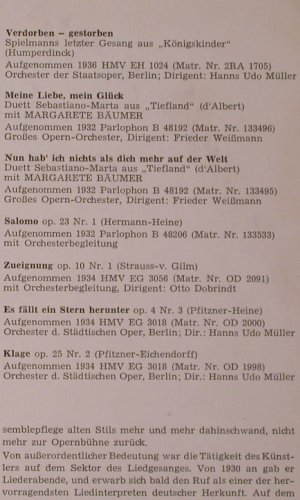 Hüsch,Gerhard: Lebendige Vergangenheit, LV(LV 76), A,  - LP - K807 - 7,50 Euro