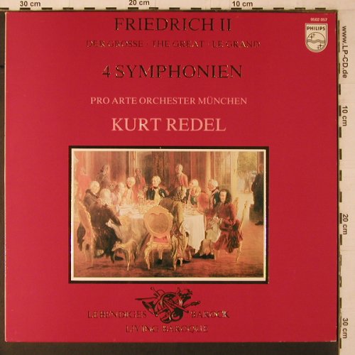 Friedrich 2. "Der Große": 4 Symphonien, Philips(9502 057), NL, 1980 - LP - K809 - 7,50 Euro