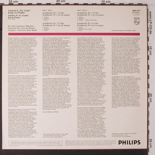 Friedrich 2. "Der Große": 4 Symphonien, Philips(9502 057), NL, 1980 - LP - K809 - 7,50 Euro