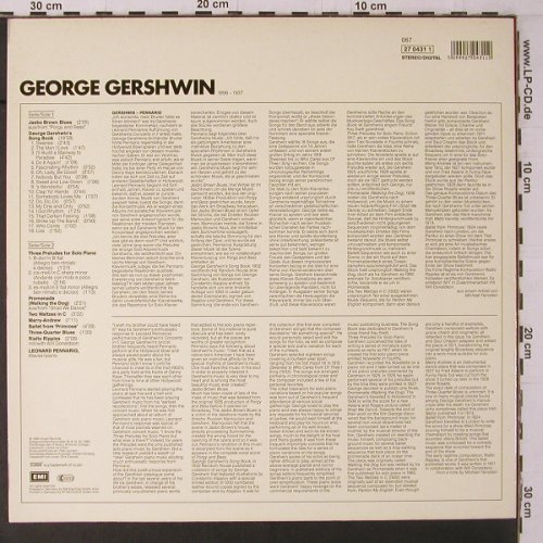 Gershwin,George: Songbook, 3Preludes, Klavierstücke, EMI(27 0431 1), D, 1986 - LP - K810 - 9,00 Euro
