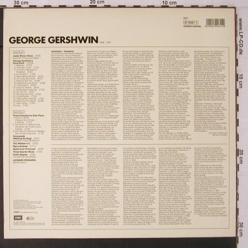 Gershwin,George: Songbook, 3Preludes, Klavierstücke, EMI (27 0431 1), D, 1986 Typ: LP Best.-Nr.: K810 Preis: 9,00 Euro