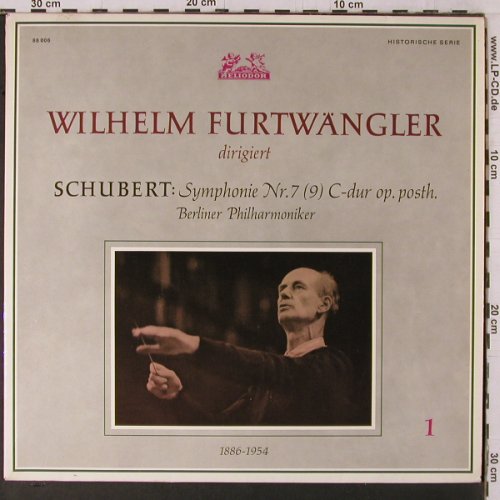 Schubert,Franz: Sinfonie Nr.7(9) Op.Posth., Heliodor (88 006), D, Mono, 1957 Typ: LP Best.-Nr.: K816 Preis: 7,50 Euro