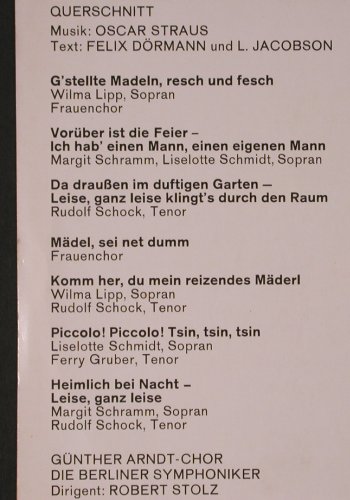 Strauss,Oscar: Ein Walzertraum, Querschnitt, Mercato(60 623-P9), D,  - 10inch - K819 - 5,00 Euro