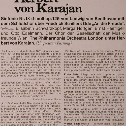Beethoven,Ludwig van: Sinfonie Nr.9 d-moll Op.125, EMI(64 929), D,Club Ed.,  - LP - K822 - 6,00 Euro