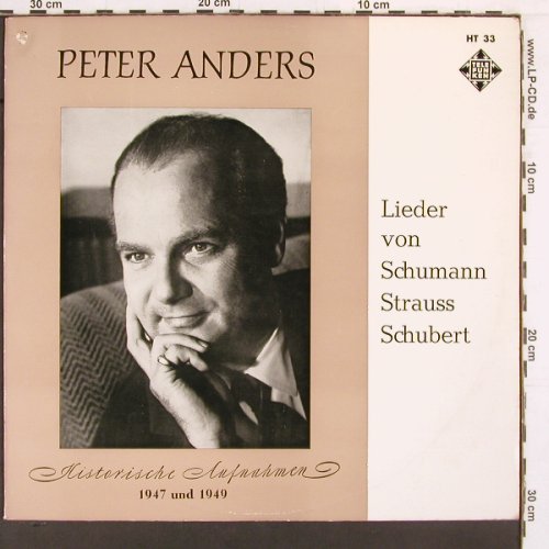 Anders,Peter: Lieder v.Schumann,Strauss, Schubert, Telefunken (HT 33), D, Ri Typ: LP Best.-Nr.: K824 Preis: 7,50 Euro