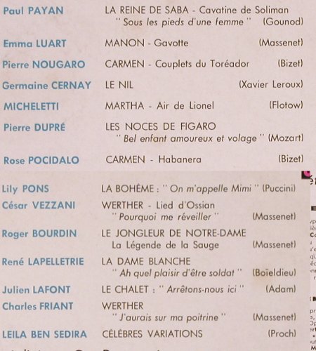 V.A.Bel Canto: Ecole Francaise de Chant 2, vg+/m-, Odeon (ORX 145), F Typ: LP Best.-Nr.: K826 Preis: 6,00 Euro
