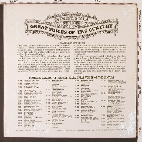 Roswaenge,Helge: Sings (Mozart..Puccini), hist.rec., Everest/Scala (SCALA 840), US Typ: LP Best.-Nr.: K82 Preis: 6,00 Euro