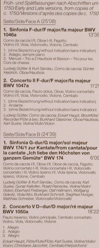 Bach,Johann Sebastian: Brandenburgische Konzerte, Capriccio (41 563 8), D, 1984 Typ: LP Best.-Nr.: K843 Preis: 7,50 Euro