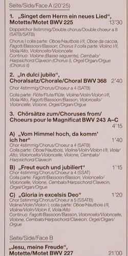 Bach,Johann Sebastian: Motetten BWV 225, 227, Capriccio, Club Ed.(41 571 1), D, Foc, 1984 - LP - K847 - 7,50 Euro