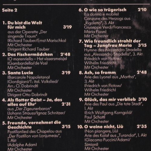 Schmidt,Joseph: Heut' ist der schönsteTag i.m.Leben, EMI Electrola (27 642-8), D, Club Ed Typ: LP Best.-Nr.: K851 Preis: 6,00 Euro