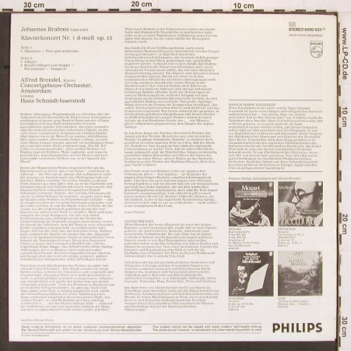 Brahms,Johannes: Klavierkonzert Nr.1 d-moll op.15, Philips(6500 623), NL, 1974 - LP - K865 - 7,50 Euro