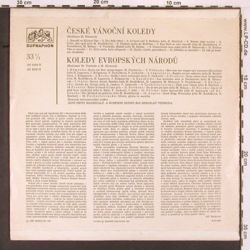 V.A.Ceske Vanocni Koledy: Koledy Evropskych Narodu, m-/vg+, Supraphon (DV 6104 H), CZ, 1967 Typ: LP Best.-Nr.: K868 Preis: 7,50 Euro