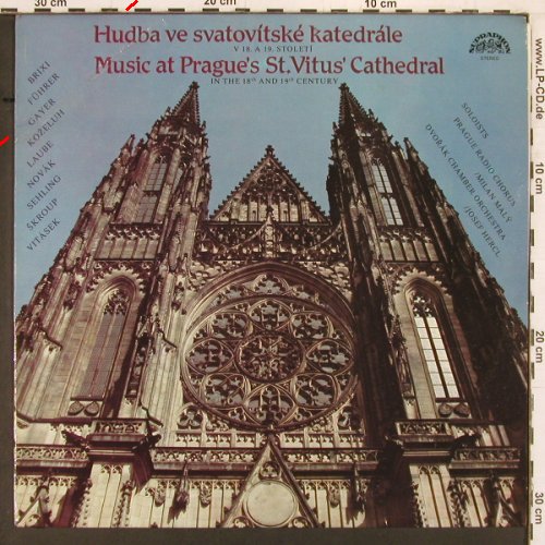 V.A.Music at Prague's St.Vitus Cath: in the 18th and 19th Century,m-/vg+, Supraphon(1112 3357 H), CZ, 1983 - LP - K869 - 5,00 Euro