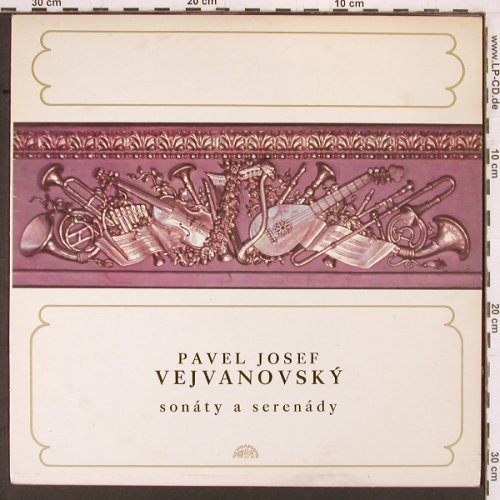 Vejvanovsky,Pavel Josef: Sonaty a Serenady, Supraphon(1 10 0695), CZ, 1970 - LP - K870 - 7,50 Euro