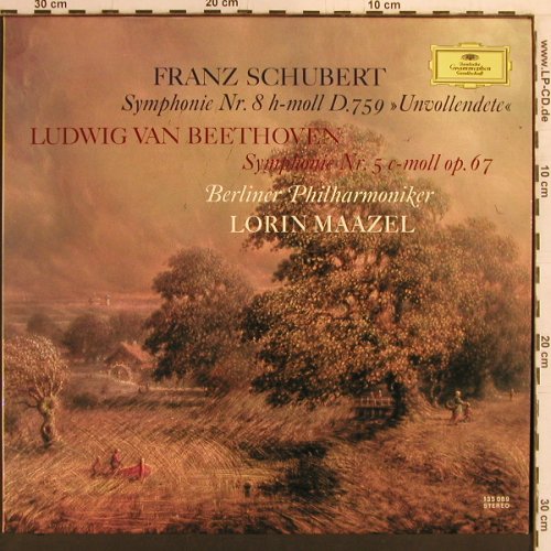 Schubert,Franz / Beethoven: Symfhonie Nr.8 h-moll/Sinfonie Nr.5, D.Gr. (135 089), D, Ri Typ: LP Best.-Nr.: K875 Preis: 7,50 Euro