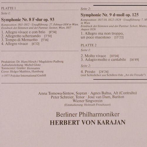Beethoven,Ludwig van: Sinfonie Nr.9, Foc, D.Gr. Club Ed.(34 322 8), D, Ri, 1977 - 2LP - K876 - 7,50 Euro