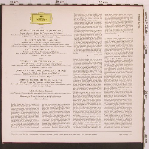 Scherbaum,Adolf: Vituose Trompetenkonzerte, D.Gr. (SLPM 136 470), D, 1965 Typ: LP Best.-Nr.: K877 Preis: 12,50 Euro