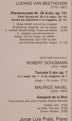 Prats,Jorge Luis: Beethoven,Schumann, Ravel, D.Gr. Concours(2535 010), D, 1980 - LP - K880 - 9,00 Euro