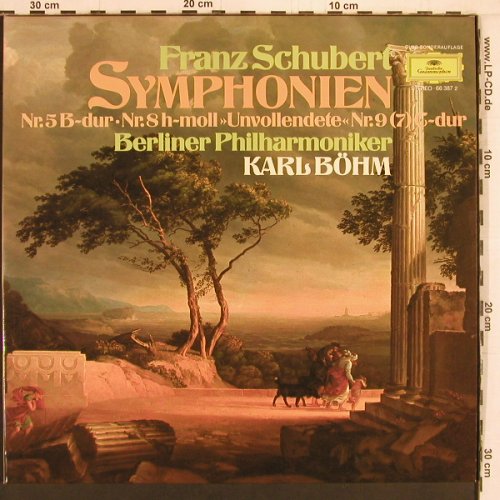 Schubert,Franz: Symphonien Nr.5,8,9(7), Foc, D.Gr. Club Ed. (66 387 2), D Typ: 2LP Best.-Nr.: K888 Preis: 7,50 Euro