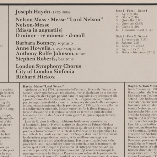 Haydn,Joseph: Nelson Mass, Decca (43 763 2), D,m /vg+, 1985 Typ: LP Best.-Nr.: K895 Preis: 6,00 Euro