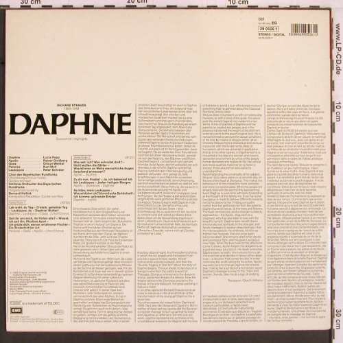 Strauss,Richard: Daphne - Großer Querschnitt, EMI(29 0506 1), D, Ri, 1983 - LP - K910 - 6,00 Euro