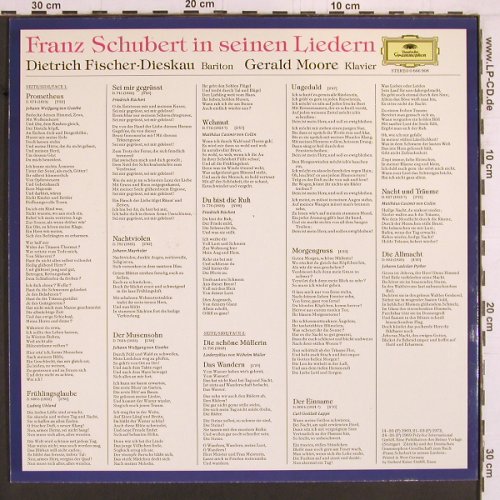Schubert,Franz: In seinen Liedern(zum Buch) Platte2, D.Gr./ Belser Verlag (0666 908), D, Ri Typ: LP Best.-Nr.: K911 Preis: 6,00 Euro