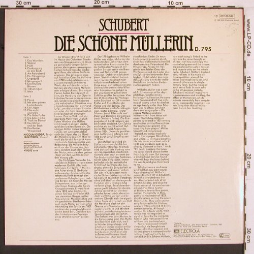 Schubert,Franz: Die schöne Müllerin, EMI (037-29 048), D, 1972 Typ: LP Best.-Nr.: K913 Preis: 7,50 Euro
