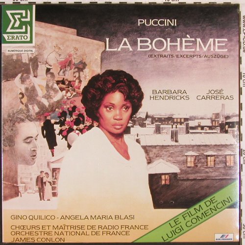 Puccini,Giacomo: La Boheme, Auszüge, FS-New, Erato / Air France(NUM 75458), F, 1988 - LP - K929 - 7,50 Euro