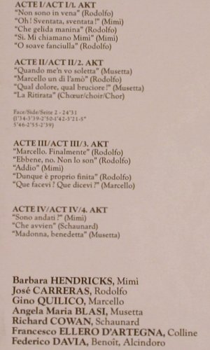 Puccini,Giacomo: La Boheme, Auszüge, FS-New, Erato / Air France(NUM 75458), F, 1988 - LP - K929 - 7,50 Euro