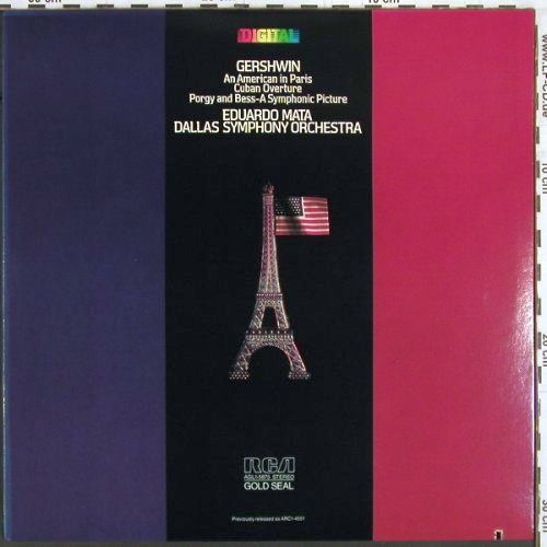 Gershwin,George: An American in Paris, Cuban Overt.., RCA Gold Seal (AGL1-5875), US, co, 1981 Typ: LP Best.-Nr.: K931 Preis: 7,50 Euro