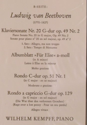 V.A.Aus Klassik und Barock: Händel / Beethoven, FS-New, D.Gr. (104 475), D, 1966 Typ: LP Best.-Nr.: K938 Preis: 9,00 Euro