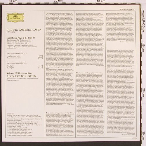 Beethoven,Ludwig van: Sinfonie Nr.5 c-moll op.67, D.Gr.(2531 311), D,like new, 1981 - LP - K945 - 9,00 Euro