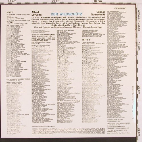 Lortzing,Albert: Der Wildschütz - Gr.Querschnitt, EMI,Ri,stoc(C 063-29 004), D,like new,  - LP - K948 - 7,50 Euro
