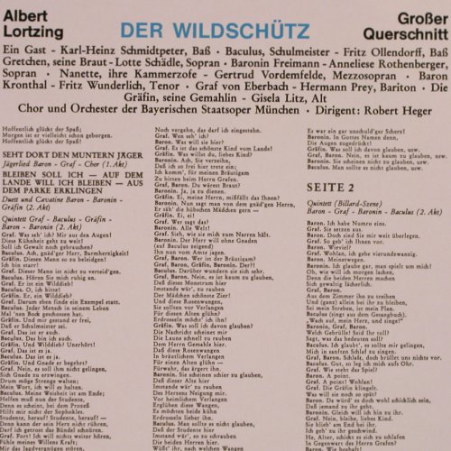 Lortzing,Albert: Der Wildschütz - Gr.Querschnitt, EMI,Ri,stoc(C 063-29 004), D,like new,  - LP - K948 - 7,50 Euro
