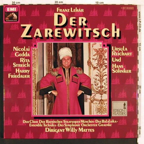 Lehar,Franz: Der Zarewitsch, Box, (Like New), EMI (157-29 020/21), D, co, Ri Typ: 2LP Best.-Nr.: K957 Preis: 9,00 Euro