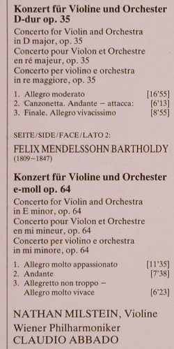 Tschaikowsky,Peter / Mendelssohn: Violinkonzerte, op.35 / op.64, D.Gr. Galleria (419 067-1), D, Ri, 1986 Typ: LP Best.-Nr.: K958 Preis: 7,50 Euro
