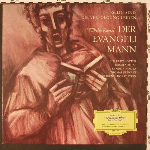 Kienzl,Wilhelm: Der Evangeli Mann - Querschnitt, Deutsche Grammophon (136 427), D, 1965 Typ: LP Best.-Nr.: K96 Preis: 12,50 Euro