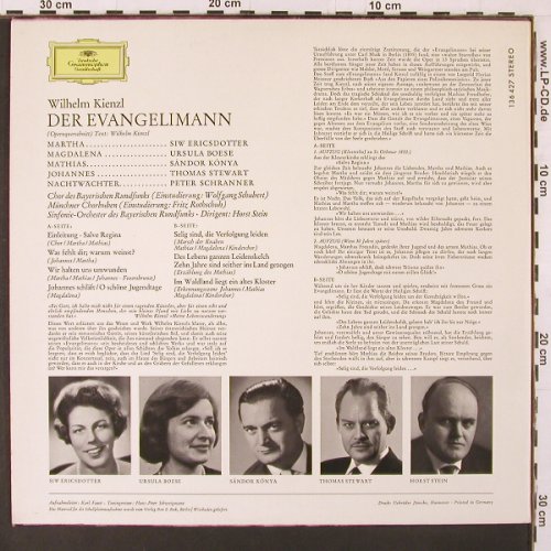 Kienzl,Wilhelm: Der Evangeli Mann - Querschnitt, Deutsche Grammophon(136 427), D, 1965 - LP - K96 - 12,50 Euro