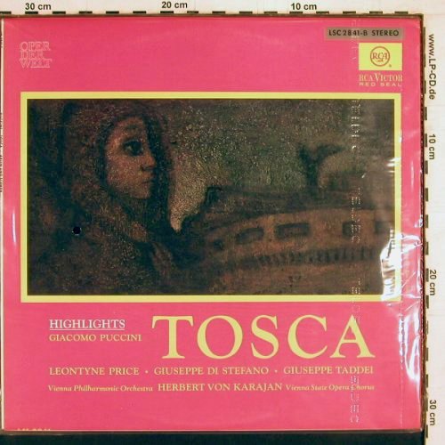 Puccini,Giacomo: Tosca-Highlights, ital.,  FS-New, RCA Victor Red Seal(LSC 2841-B), D,  - LP - K972 - 9,00 Euro