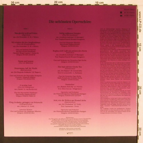V.A.Die schönsten Opernchöre: aus Fidelio,Nabucco, Freischütz..., D.Gr. Club Ed. (40 742 9), D,Like New Typ: LP Best.-Nr.: K974 Preis: 6,00 Euro