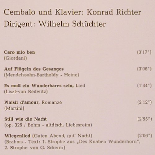 Prey,Hermann: Ein Festlicher Abend, (Like New), Decca (SLK 16 480-P), D, 1967 Typ: LP Best.-Nr.: K975 Preis: 9,00 Euro