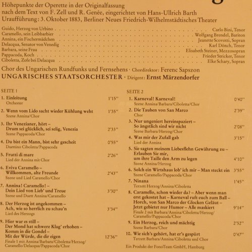 Strauß,Johann: Eine Nacht in Venedig - Höhepunkte, RCA(VL 30311), D, FS-NEW, 1978 - LP - K985 - 7,50 Euro