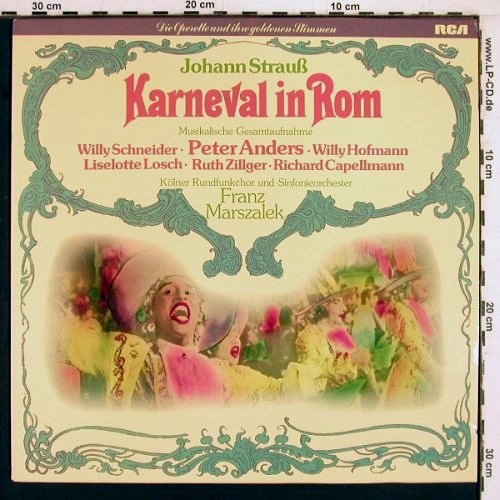 Strauß,Johann: Karneval in Rom, RCA(VL 30312), D, 1978 - LP - K986 - 7,50 Euro