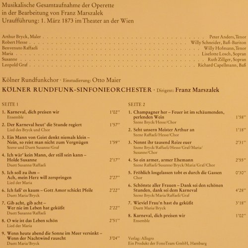 Strauß,Johann: Karneval in Rom, RCA(VL 30312), D, 1978 - LP - K986 - 7,50 Euro