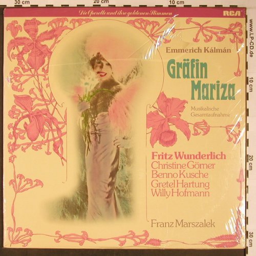 Kalman,Emmerich: Gräfin Mariza, gesamt Aufn., FS-New, RCA (VL 30315), D, 1978 Typ: LP Best.-Nr.: K988 Preis: 9,00 Euro